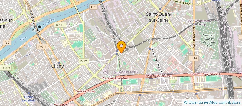 localisation de l'entreprise PLC TRANSPORT  SAINT-OUEN-SUR-SEINE