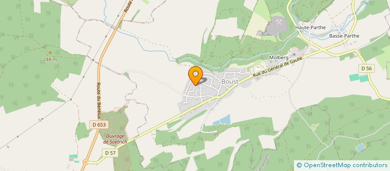 localisation de l'entreprise PLC2 IMMO  BOUST