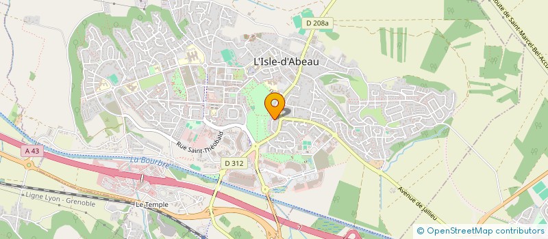 localisation de l'entreprise PLCL  L'ISLE-D'ABEAU