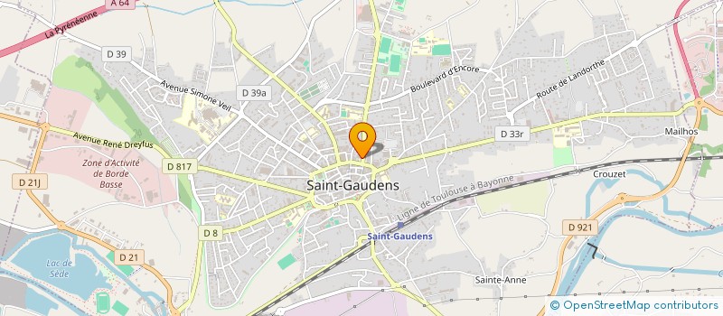 localisation de l'entreprise PLD à SAINT-GAUDENS