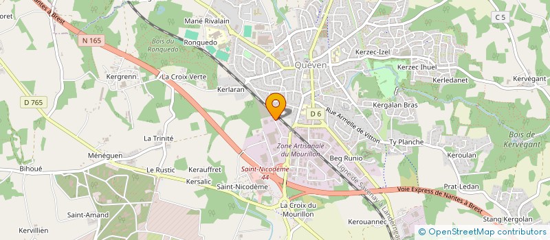 localisation de l'entreprise PLD CONCEPT à QUEVEN