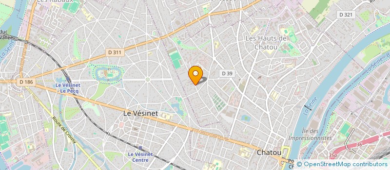 localisation de l'entreprise PLD IMMO 2  CHATOU