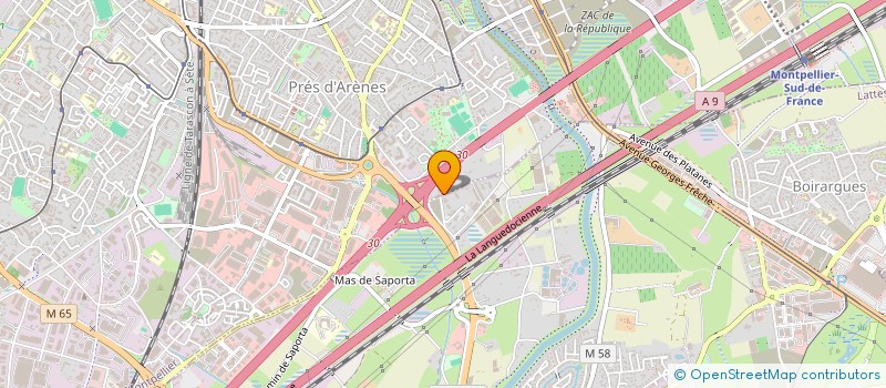 localisation de l'entreprise PLD MEDITERRANEE  MONTPELLIER