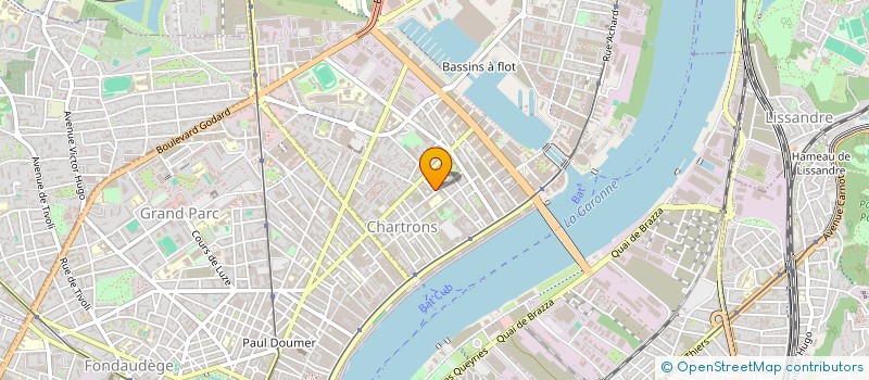 localisation de l'entreprise PLD MENUISERIE à BORDEAUX
