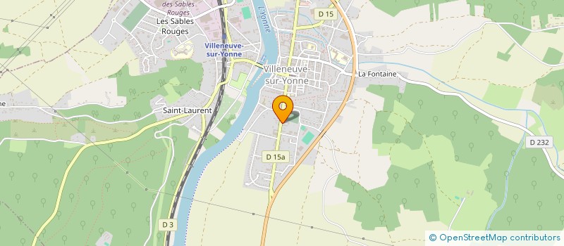 localisation de l'entreprise PLDD  VILLENEUVE-SUR-YONNE