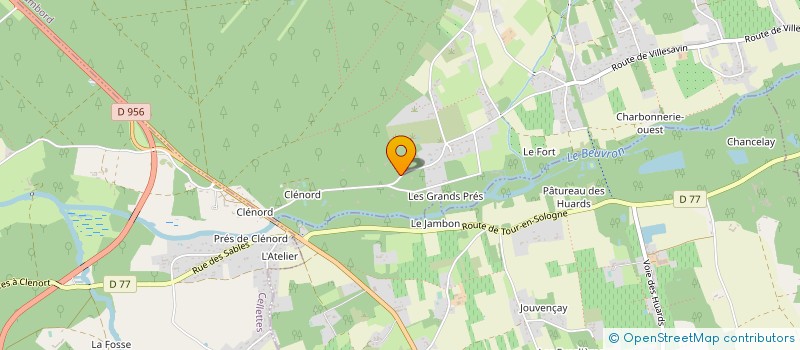 localisation de l'entreprise PLDS  MONT-PRES-CHAMBORD