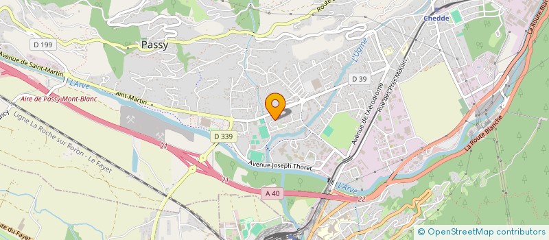 localisation de l'entreprise PLDS  PASSY