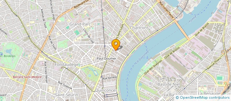 localisation de l'entreprise PLDV CONSEIL -PEINDRE LE DESERT EN VERS à BORDEAUX