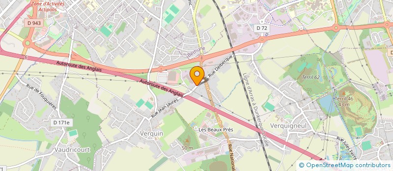 localisation de l'entreprise PLE  VERQUIN