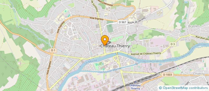 localisation de l'entreprise PLE DARDOT ELECTRICITE à CHATEAU-THIERRY