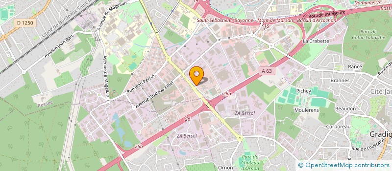 localisation de l'entreprise PLEACH à PESSAC