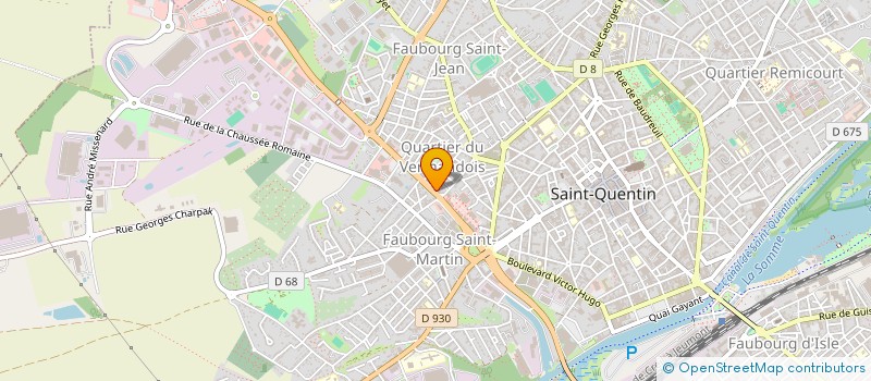 localisation de l'entreprise PLEAIDES à SAINT-QUENTIN