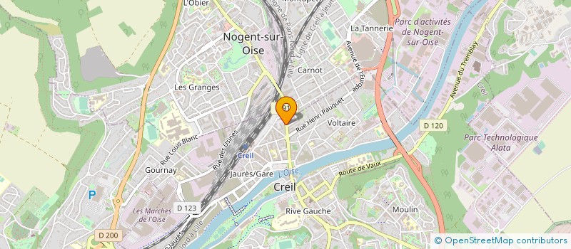localisation de l'entreprise PLEASE-TRANSPORT à CREIL