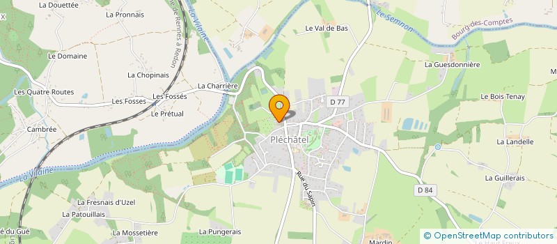 localisation de l'entreprise PLECHAT'AILES  PLECHATEL