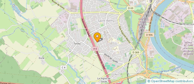 localisation de l'entreprise PLECSA à SAINT-REMY