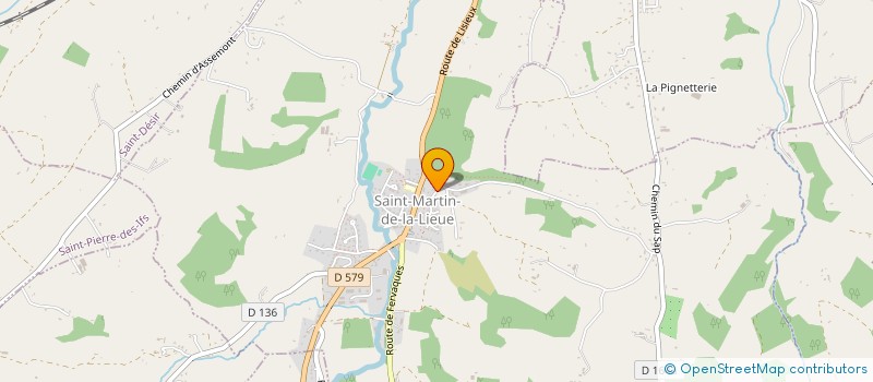 localisation de l'entreprise PLECTRE  SAINT-MARTIN-DE-LA-LIEUE