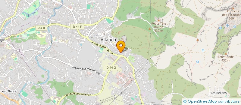 localisation de l'entreprise PLED  ALLAUCH