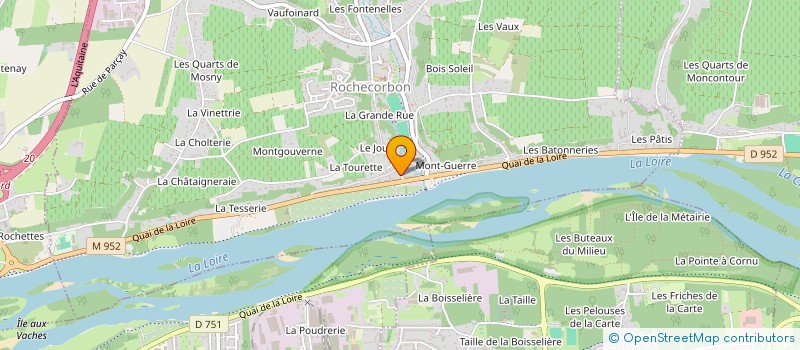 localisation de l'entreprise PLEE T.D.P. à ROCHECORBON