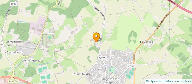 localisation de l'entreprise PLEE TRAVAUX SPECIAUX à SARGE-LES-LE-MANS