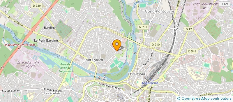 localisation de l'entreprise PLEIADE à ANGOULEME