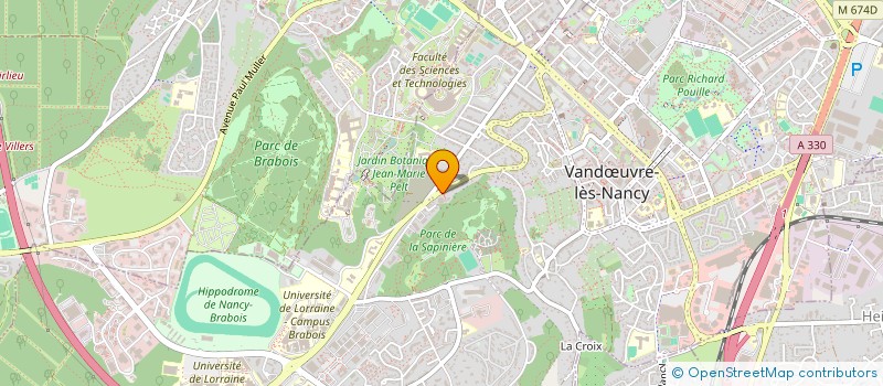 localisation de l'entreprise PLEIADE VANDOEUVRE  VANDUVRE-LES-NANCY