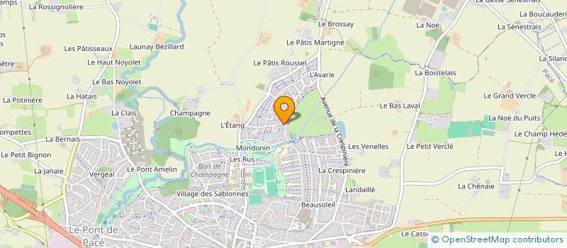 localisation de l'entreprise PLEIADES 22  PACE