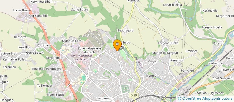 localisation de l'entreprise PLEIADES DYNAMIQUES à LANDERNEAU