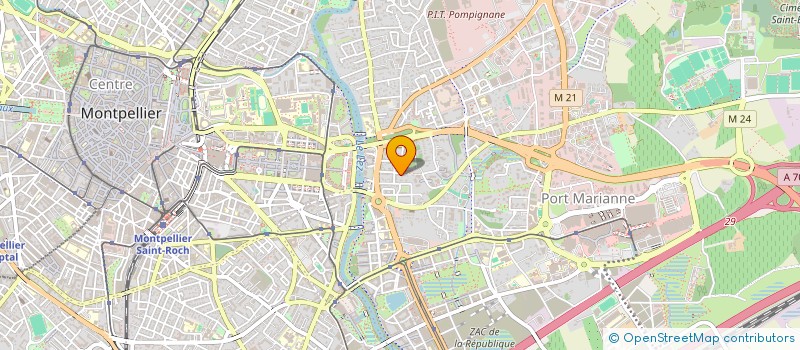 localisation de l'entreprise PLEIADES EMPLOI SERVICES HERAULT à MONTPELLIER