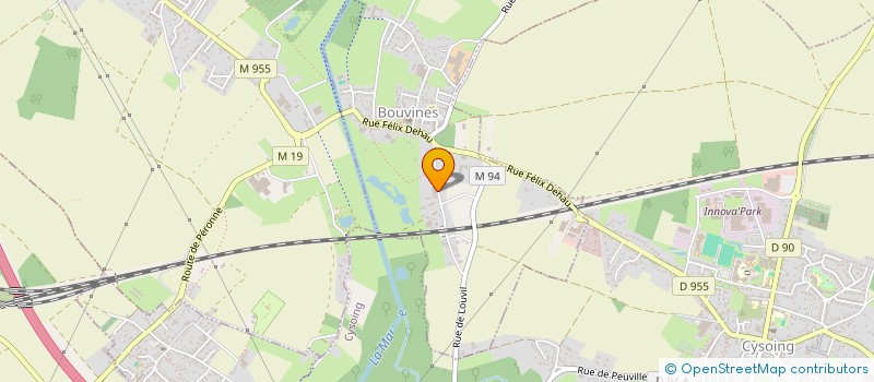 localisation de l'entreprise PLEIN AIR 2000  BOUVINES