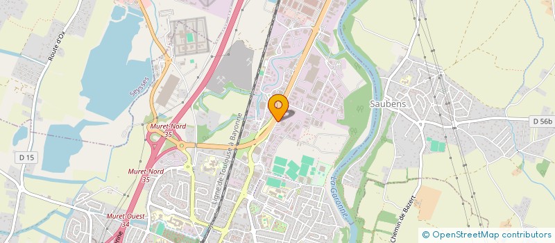 localisation de l'entreprise PLEIN AIR  MURET