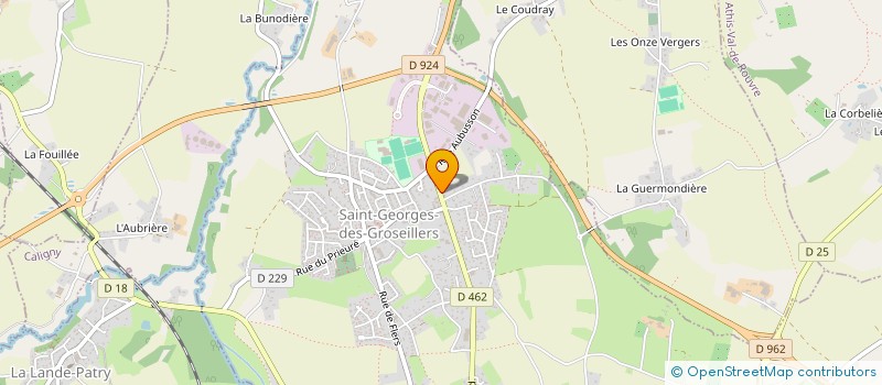 localisation de l'entreprise PLEIN AIR CARAVANES à SAINT-GEORGES-DES-GROSEILLERS