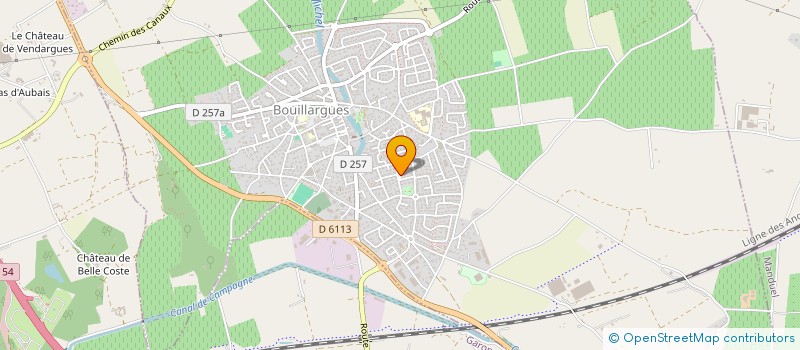 localisation de l'entreprise PLEIN CADRE  BOUILLARGUES