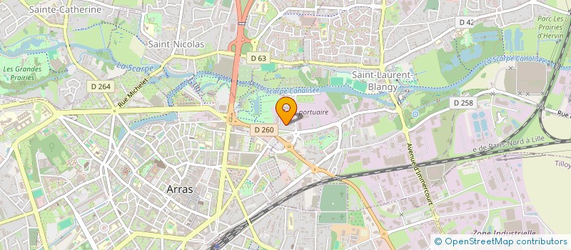 localisation de l'entreprise PLEIN CHAMP  SAINT-LAURENT-BLANGY