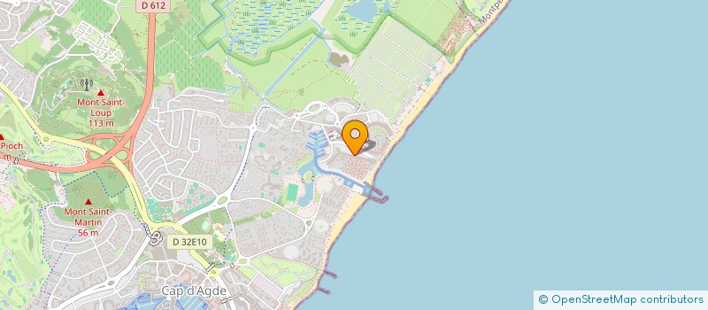 localisation de l'entreprise PLEIN CIEL  AGDE