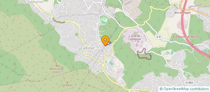 localisation de l'entreprise PLEIN D'AIR à PEYPIN