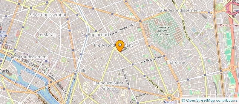 localisation de l'entreprise PLEIN ECRAN à PARIS