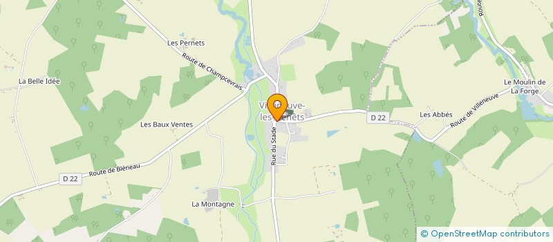 localisation de l'entreprise PLEIN-FER  VILLENEUVE-LES-GENETS