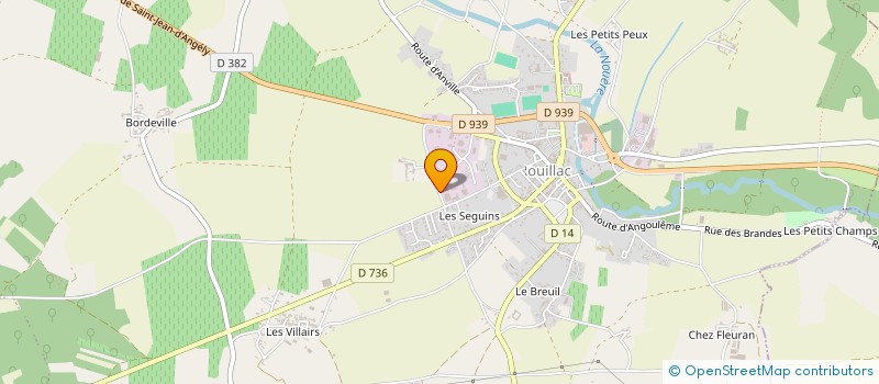 localisation de l'entreprise PLEIN FEU à ROUILLAC