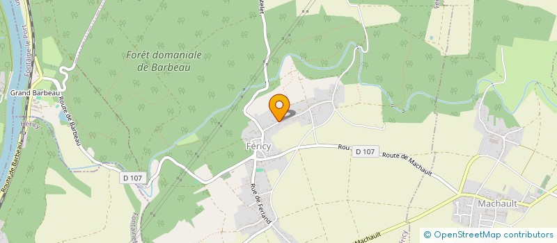 localisation de l'entreprise PLEIN FORMAT  FERICY