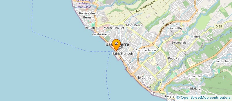 localisation de l'entreprise PLEIN FORME à BASSE-TERRE
