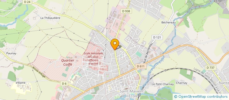 localisation de l'entreprise PLEIN GAZ  SAINT-MAIXENT-L'ECOLE