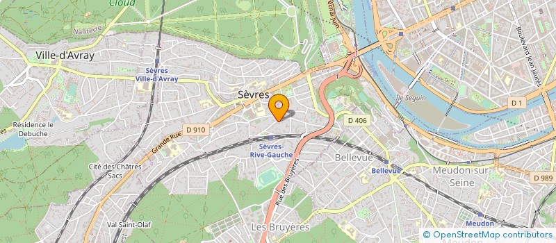localisation de l'entreprise PLEIN JEU à SEVRES