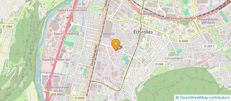 localisation de l'entreprise PLEIN JOUR à ECHIROLLES
