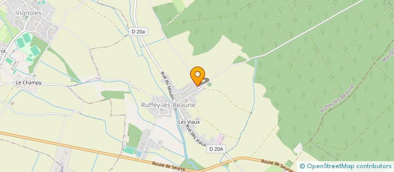 localisation de l'entreprise PLEIN LES PATTES  RUFFEY-LES-BEAUNE