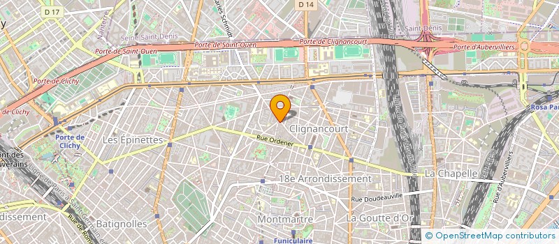 localisation de l'entreprise PLEIN LES YEUX  PARIS