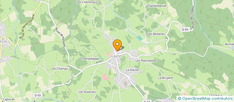 localisation de l'entreprise PLEIN LIZIEUX  SAINT-JEURES