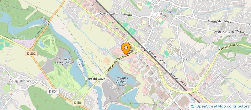 localisation de l'entreprise PLEIN PAU  LESCAR