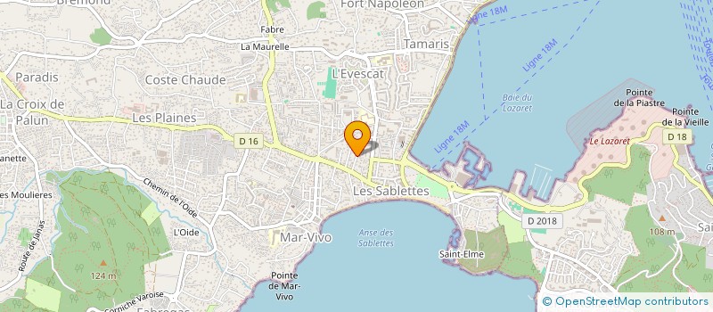 localisation de l'entreprise PLEIN SOLEIL à LA SEYNE-SUR-MER