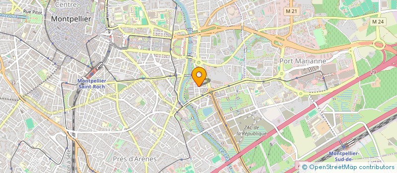 localisation de l'entreprise PLEIN SOLEIL 34 à MONTPELLIER