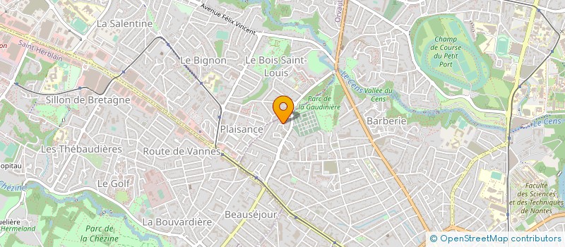 localisation de l'entreprise PLEIN SOLEIL à NANTES